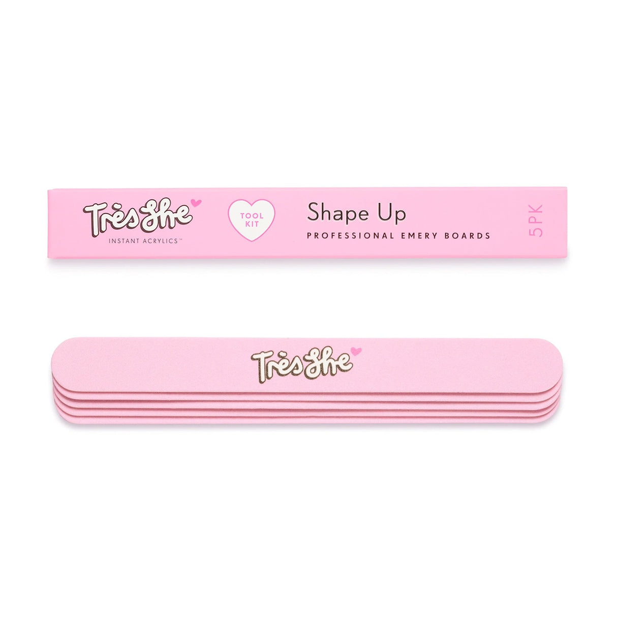 False Nails Accessories - Shape Up - Emery Board Files (Pack of 5)