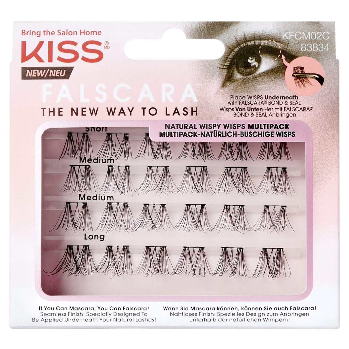 Falscara Individual False Eyelashes - Natural Wispy Wisps