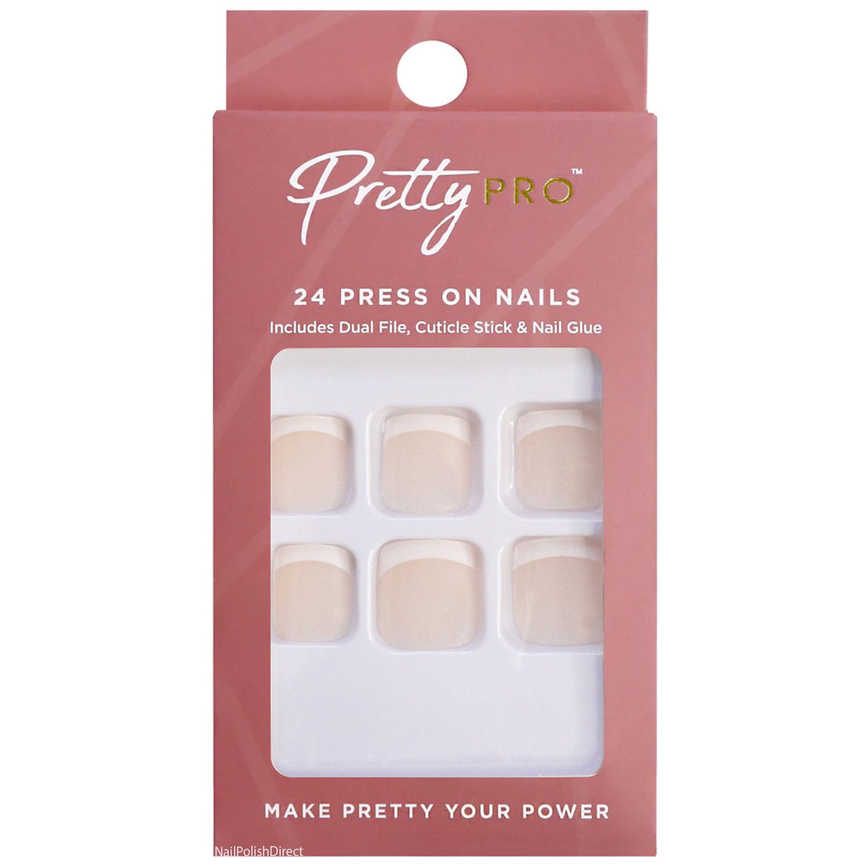 Reusable Press On Toe Nails - On Your Tippy Toes (24pcs)(PON014)