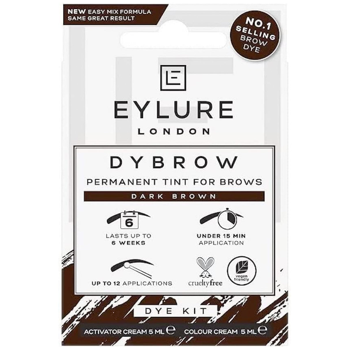 Dybrow Permanent Brow Dybrow Tint Dye Kit - Dark Brown