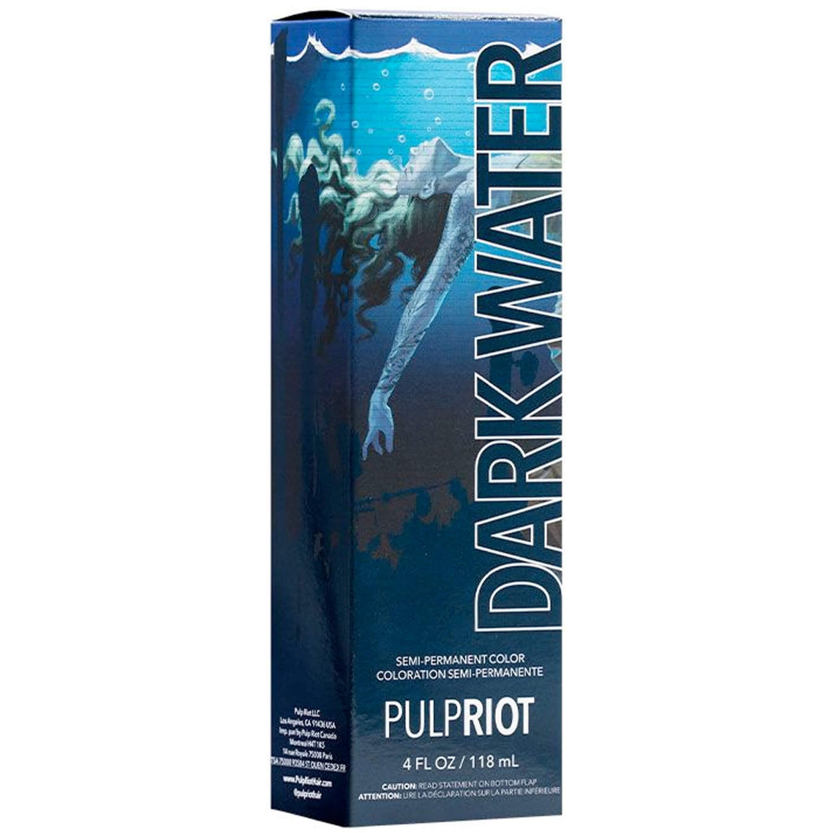 Semi-Permanent Cruelty-Free & Vegan Hair Dye - Dark Water 118ml