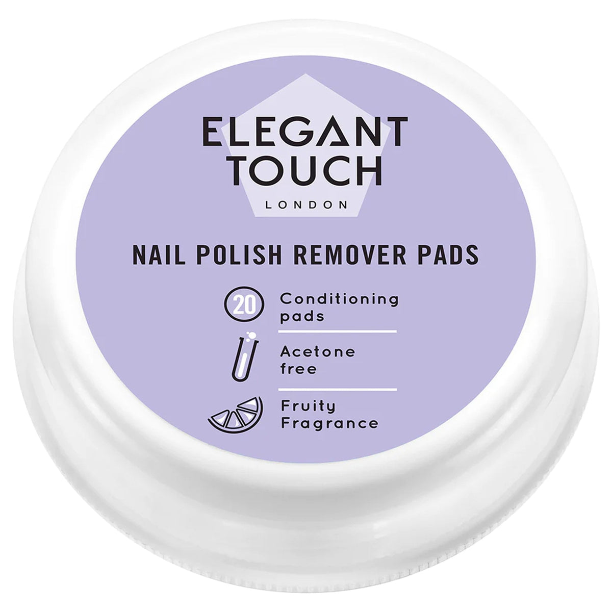 Nail Polish Moisturising Remover Pads (Pack of 20)