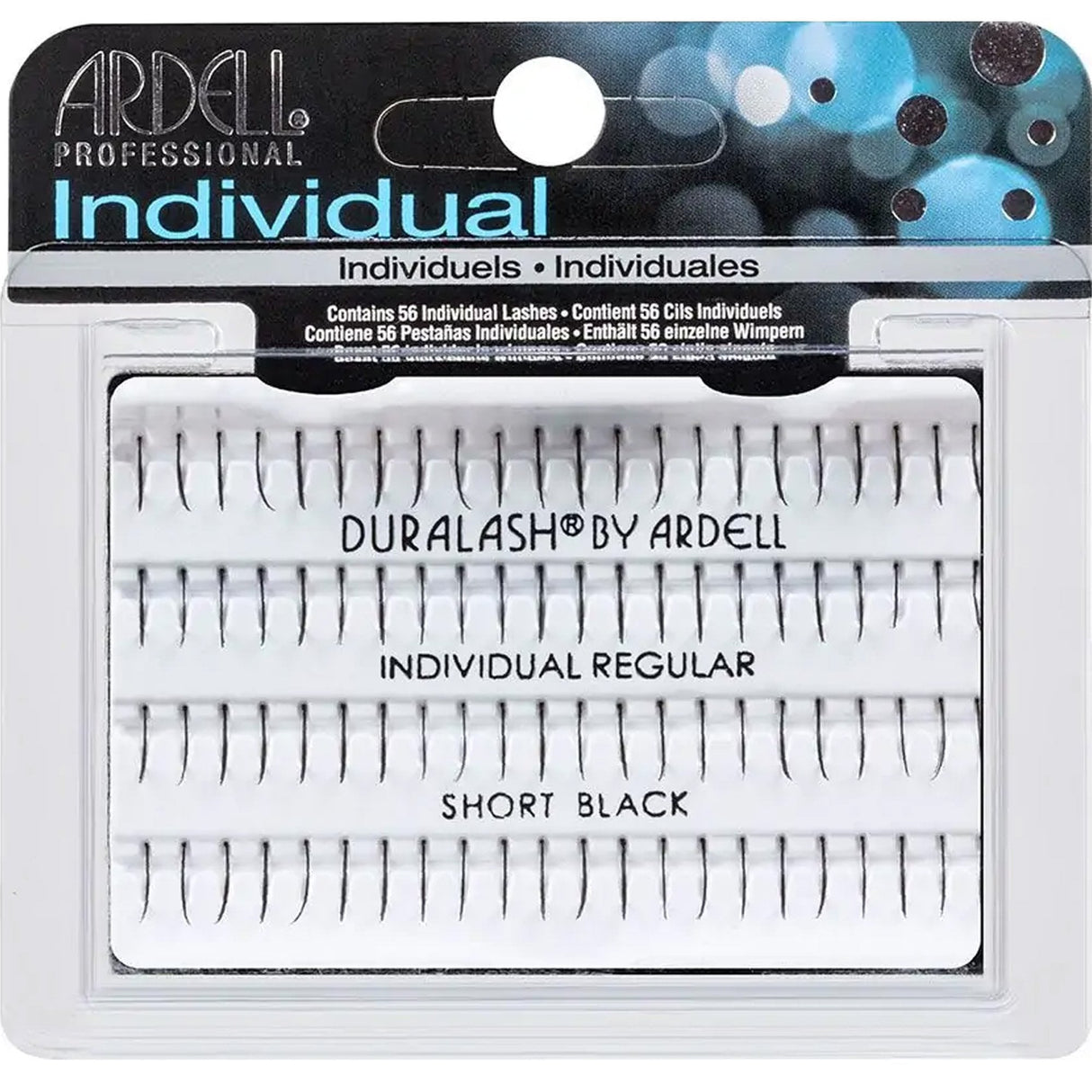 Singles Regular Individual False Eyelashes - Medium Black (65062)