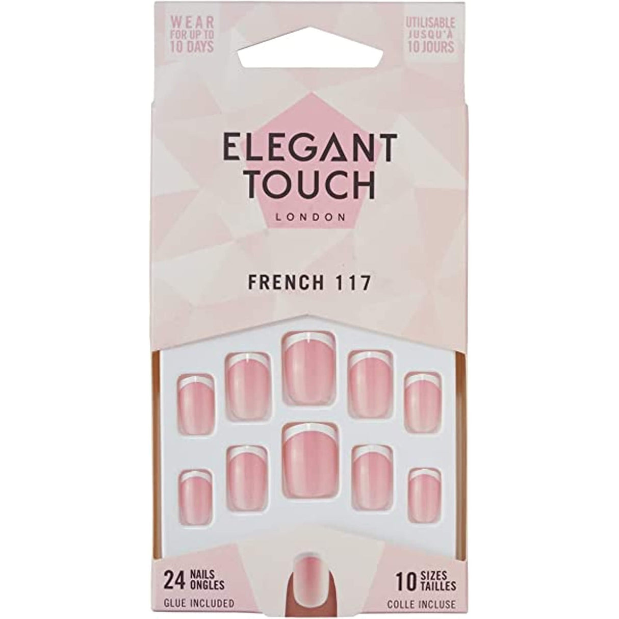 Long Wearing False Nails - French 117 (OA4022883)