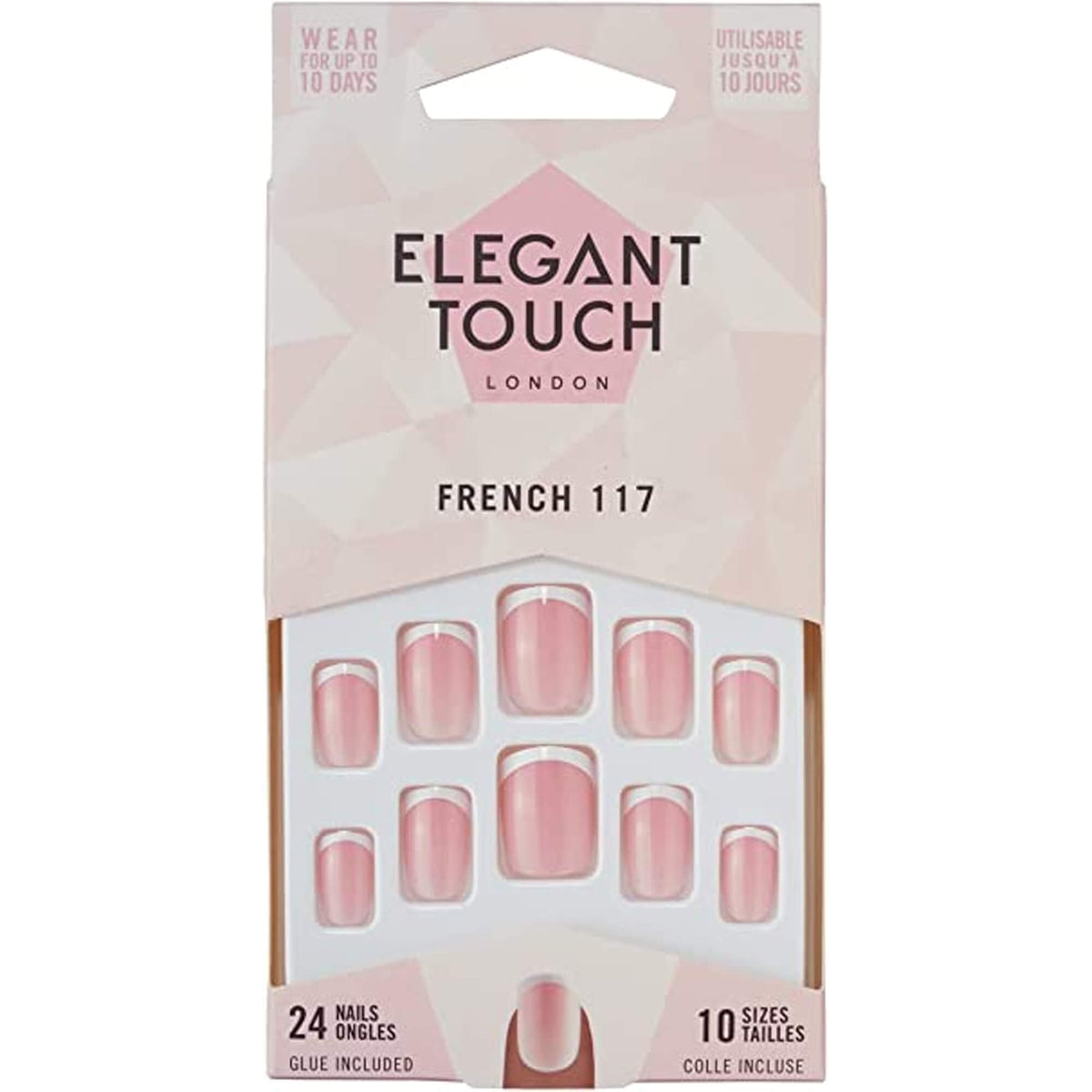 Long Wearing False Nails - French 117 (OA4022883)