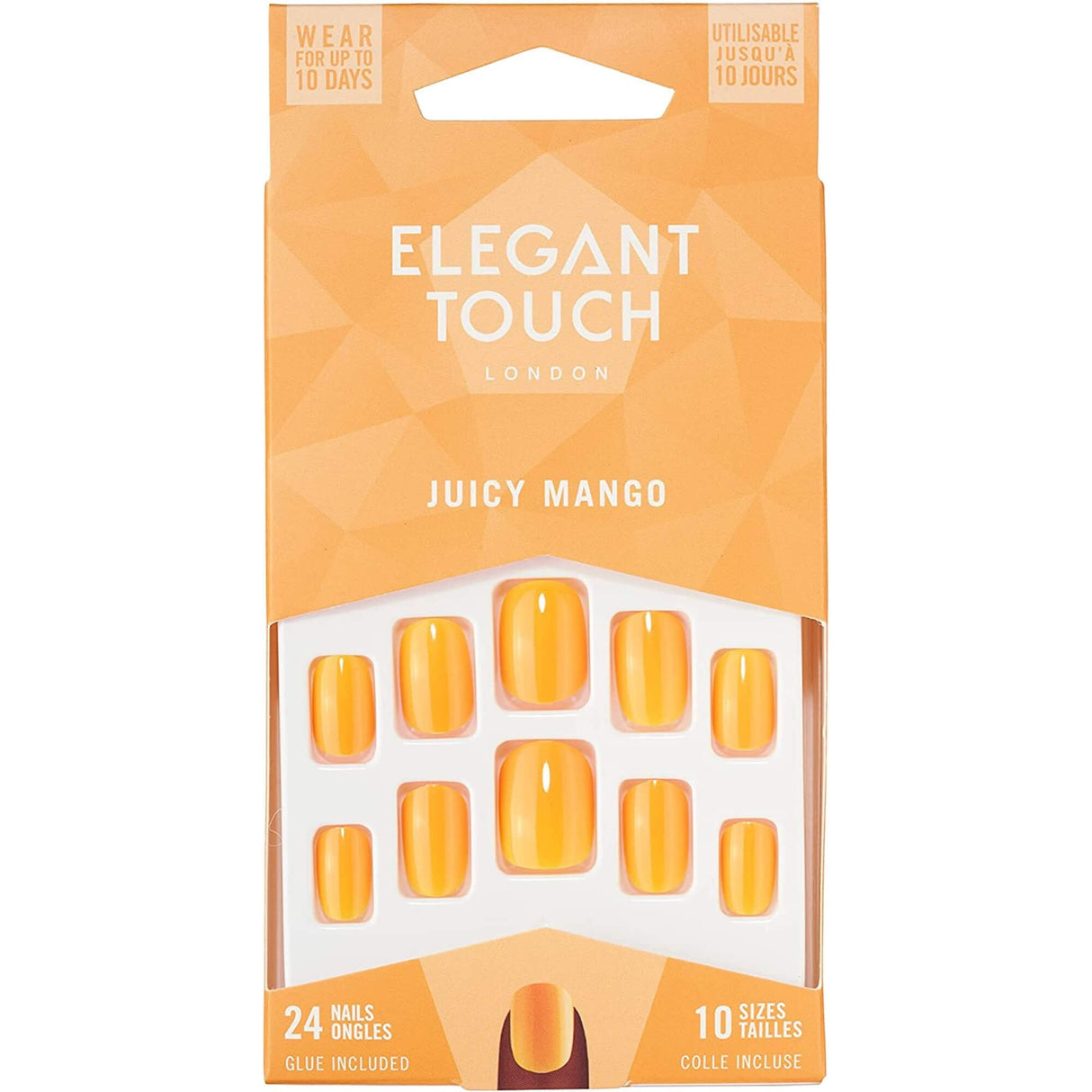 Long Wearing False Nails - Core Colours - Juicy Mango (OA4022875)