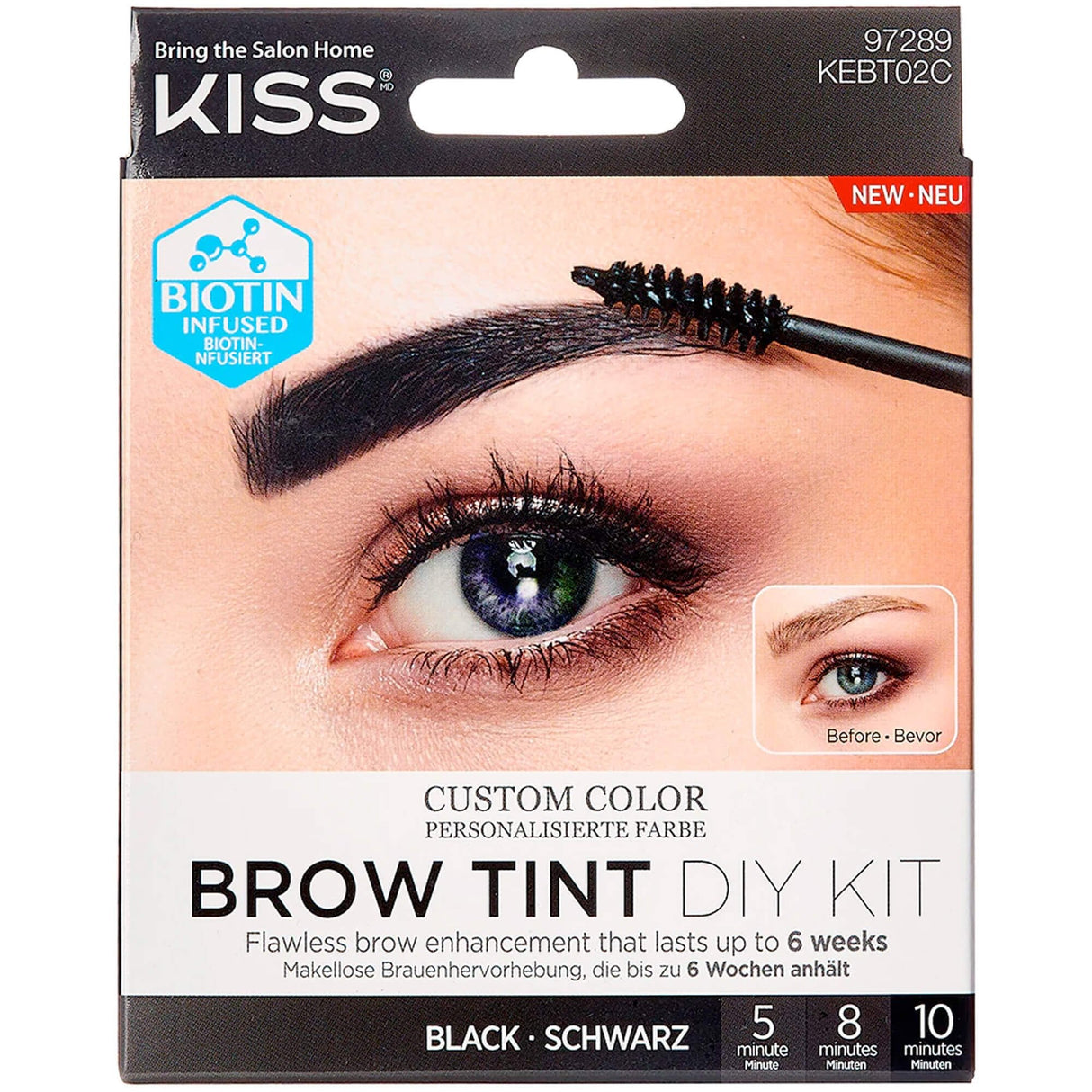 Brow Tint DIY Kit - Black (2 x 10ml)