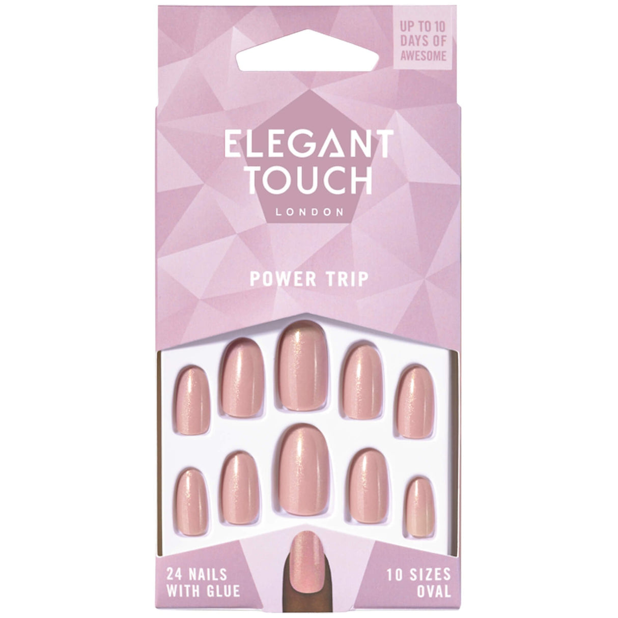 Long Wearing False Nails - Core Colours - Power Trip (LJH924)