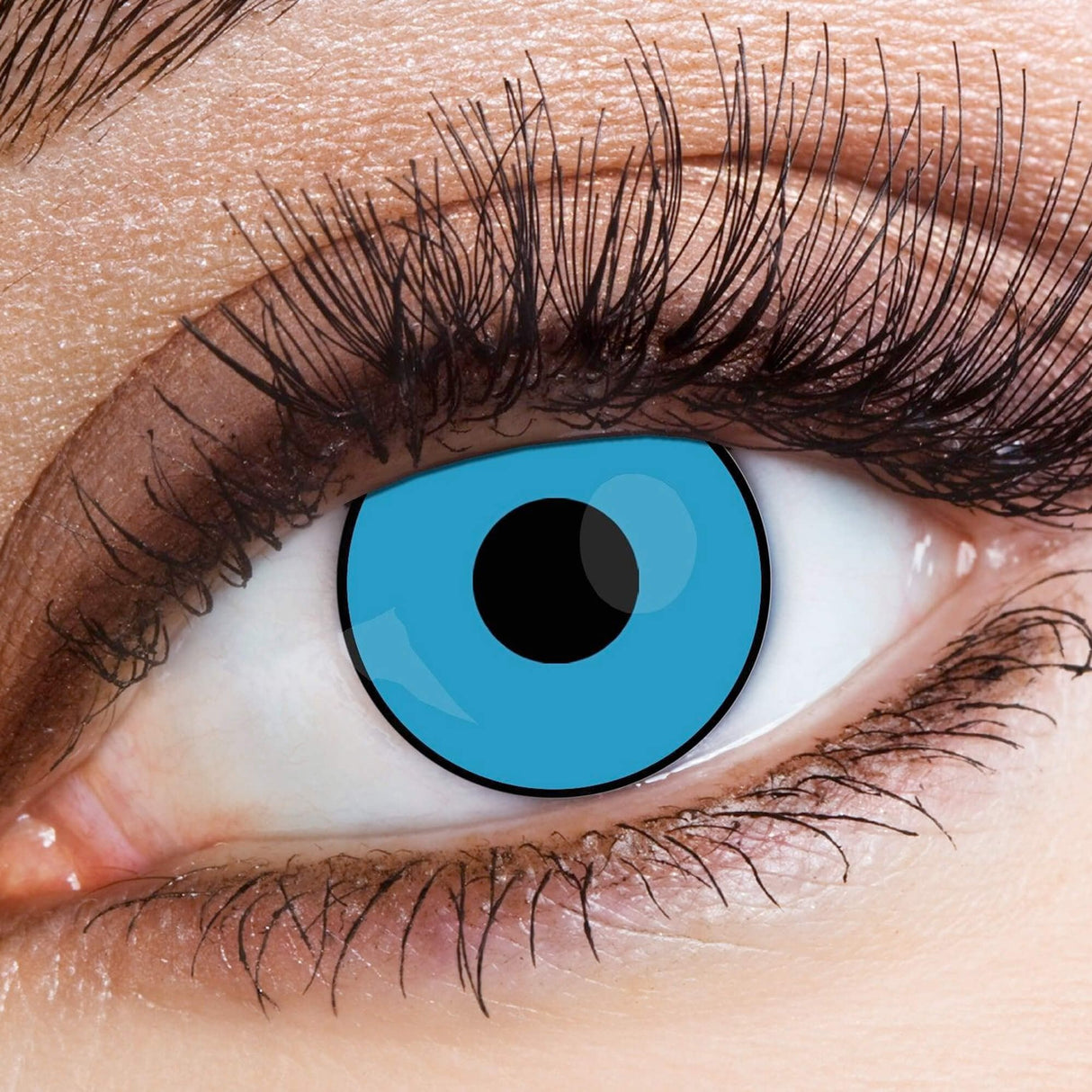 One Day Halloween Contact Lenses - Manson Blue