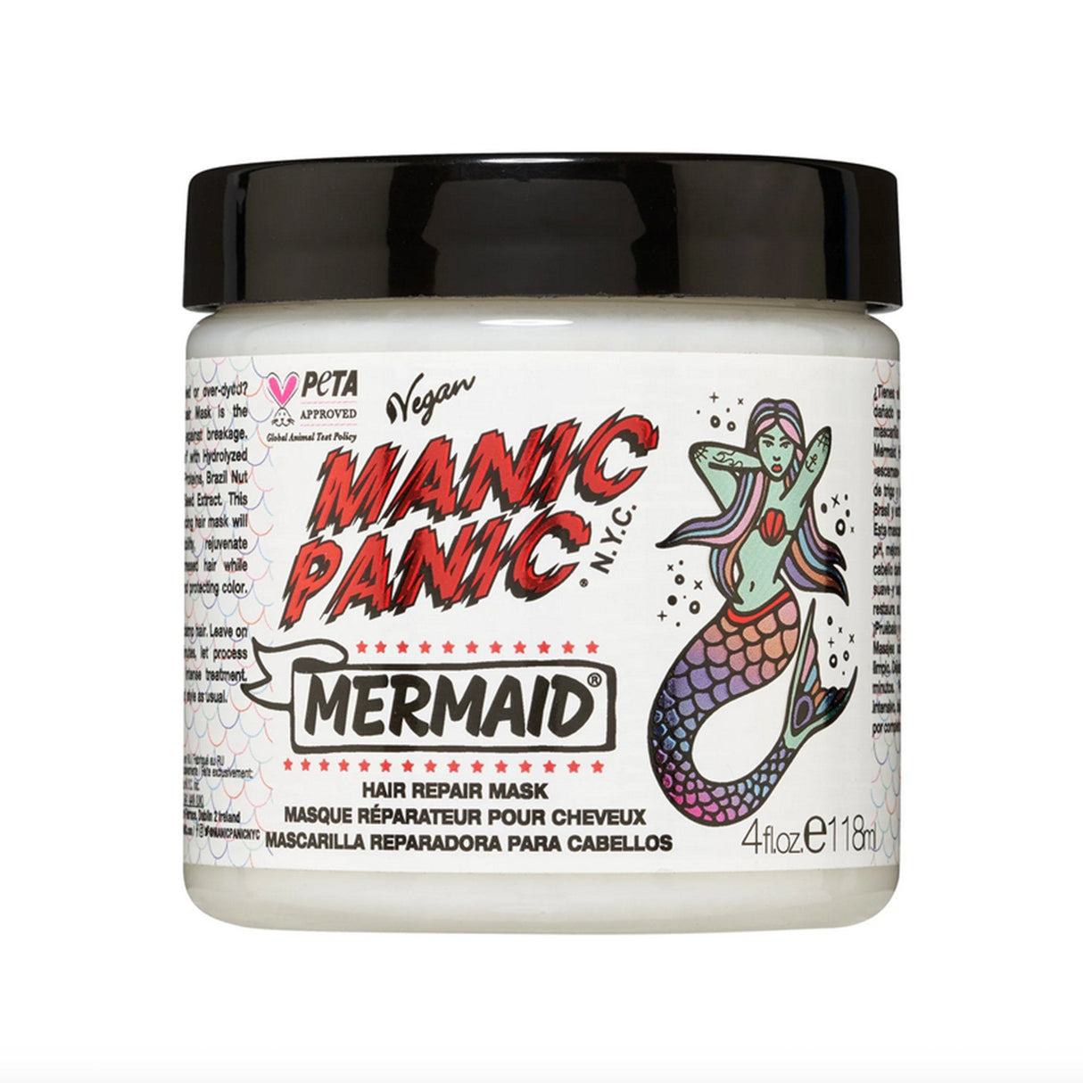 Mermaid Hair Repair Treatment Mask For Dry, Damaged, Bleached Hair 118ml