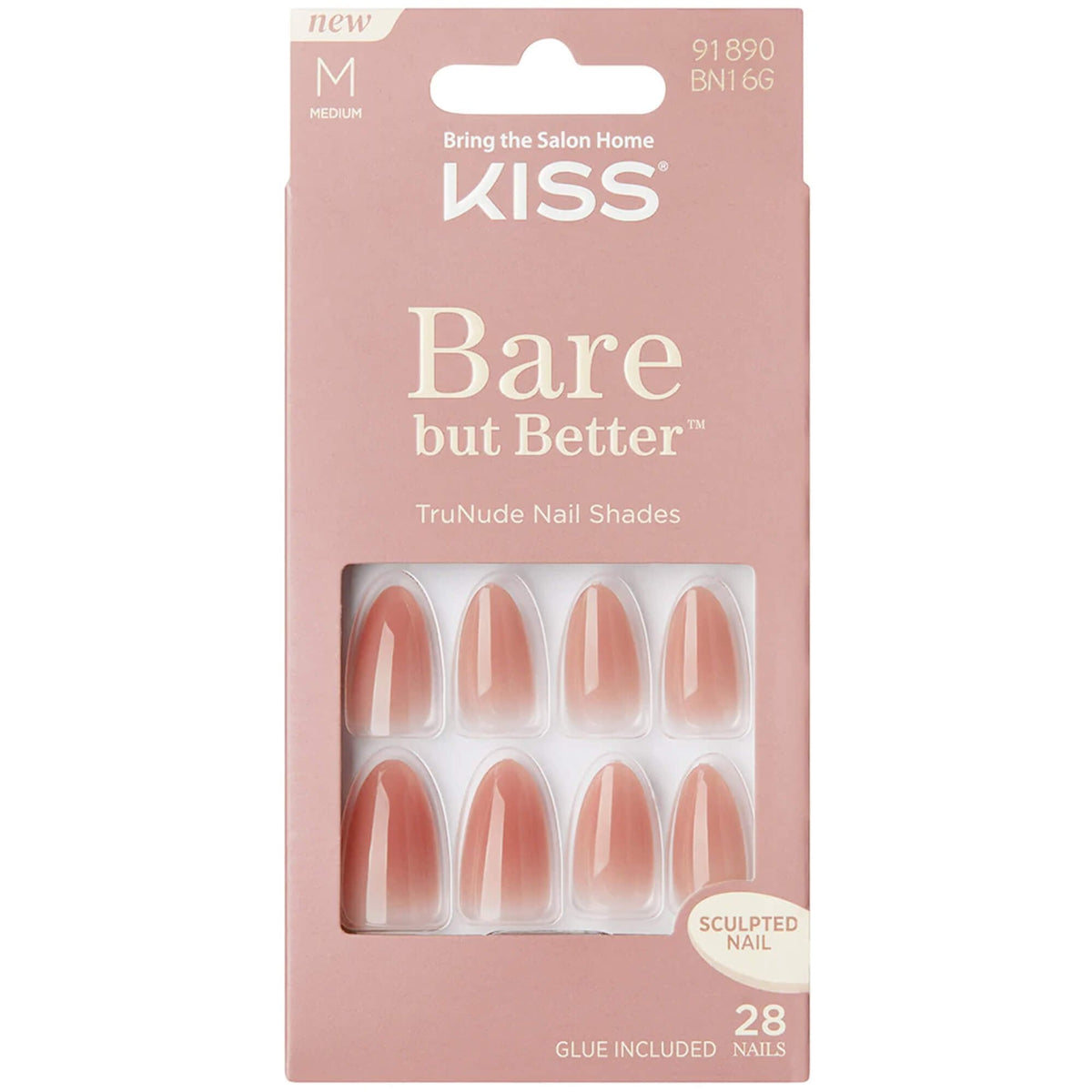 Bare But Better False Nails - Fairest Nude (BN16G)(1 x 2g)