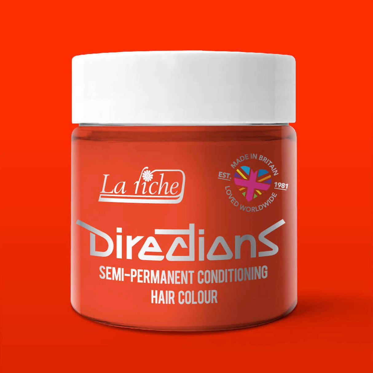 Directions Neon Red Semi-Permanent Conditioning Hair Dye 100ml