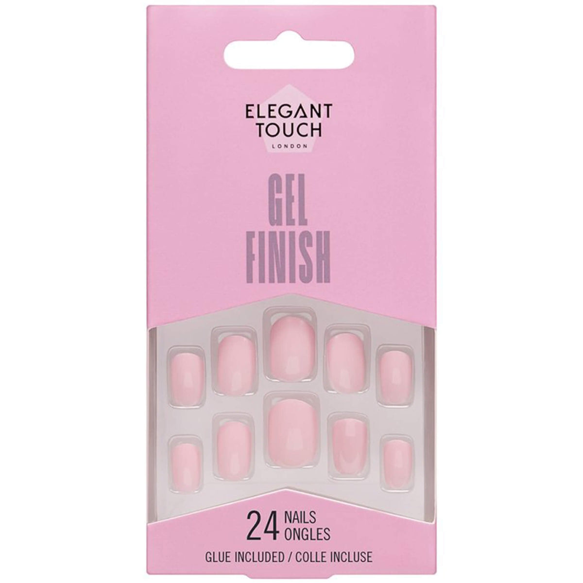 Long Wearing Gel Finish False Nails - Perfect Pink (OA4022983)