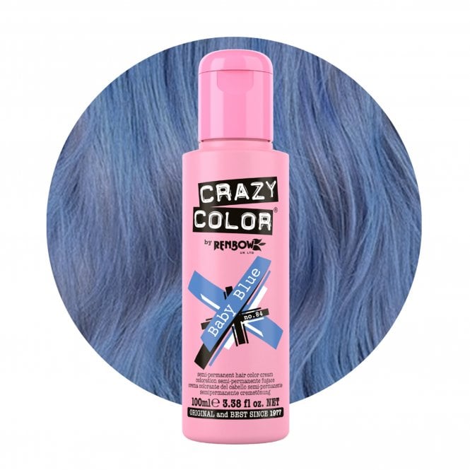 Semi Permanent Hair Dye - Baby Blue 100ml