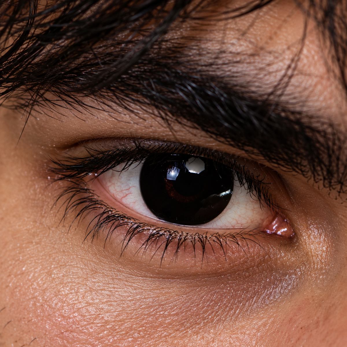 Blind Black Halloween Contact Lenses - 1 Day