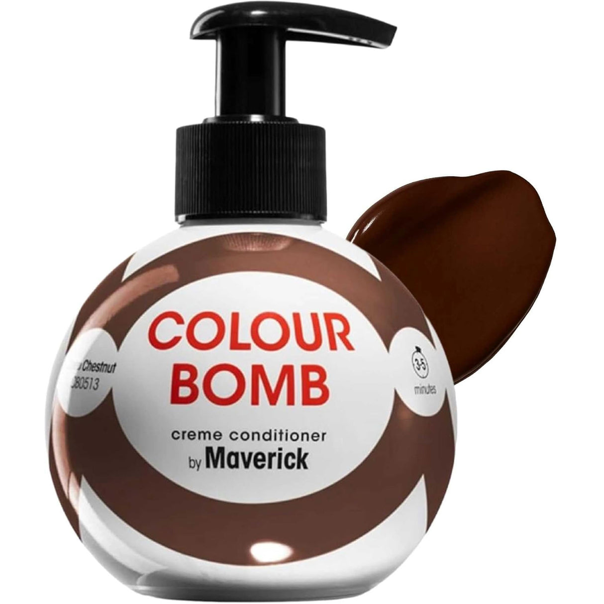 Colour Bomb By Maverick Ammonia & Peroxide Free Creme Conditioner - Deep Chestnut 250ml