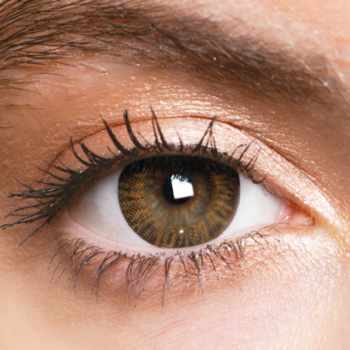 Light Hazel Natural Coloured Contact Lenses Blendz - 1 Year Wear