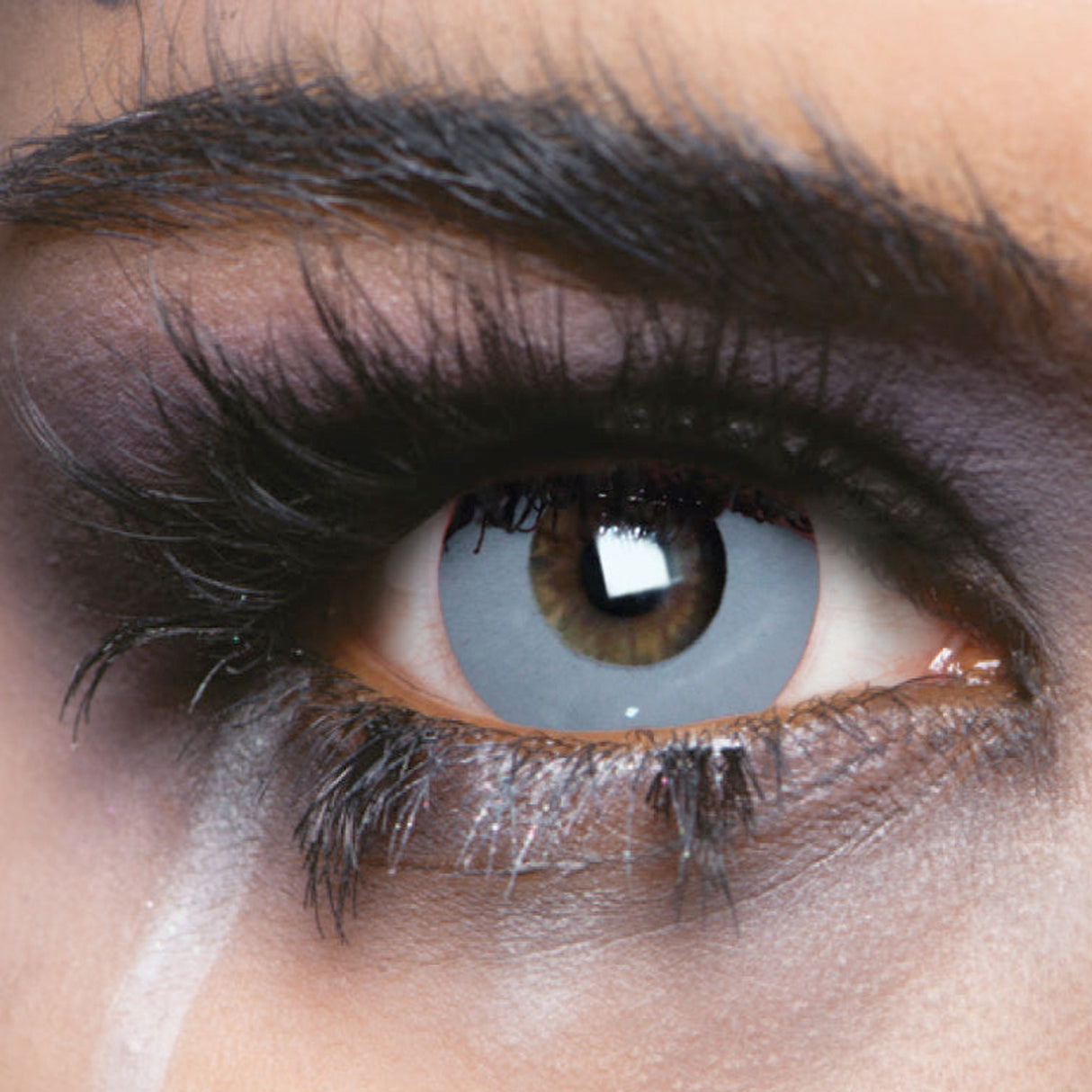 Zombie Grey Halloween Contact Lenses - 3 Month