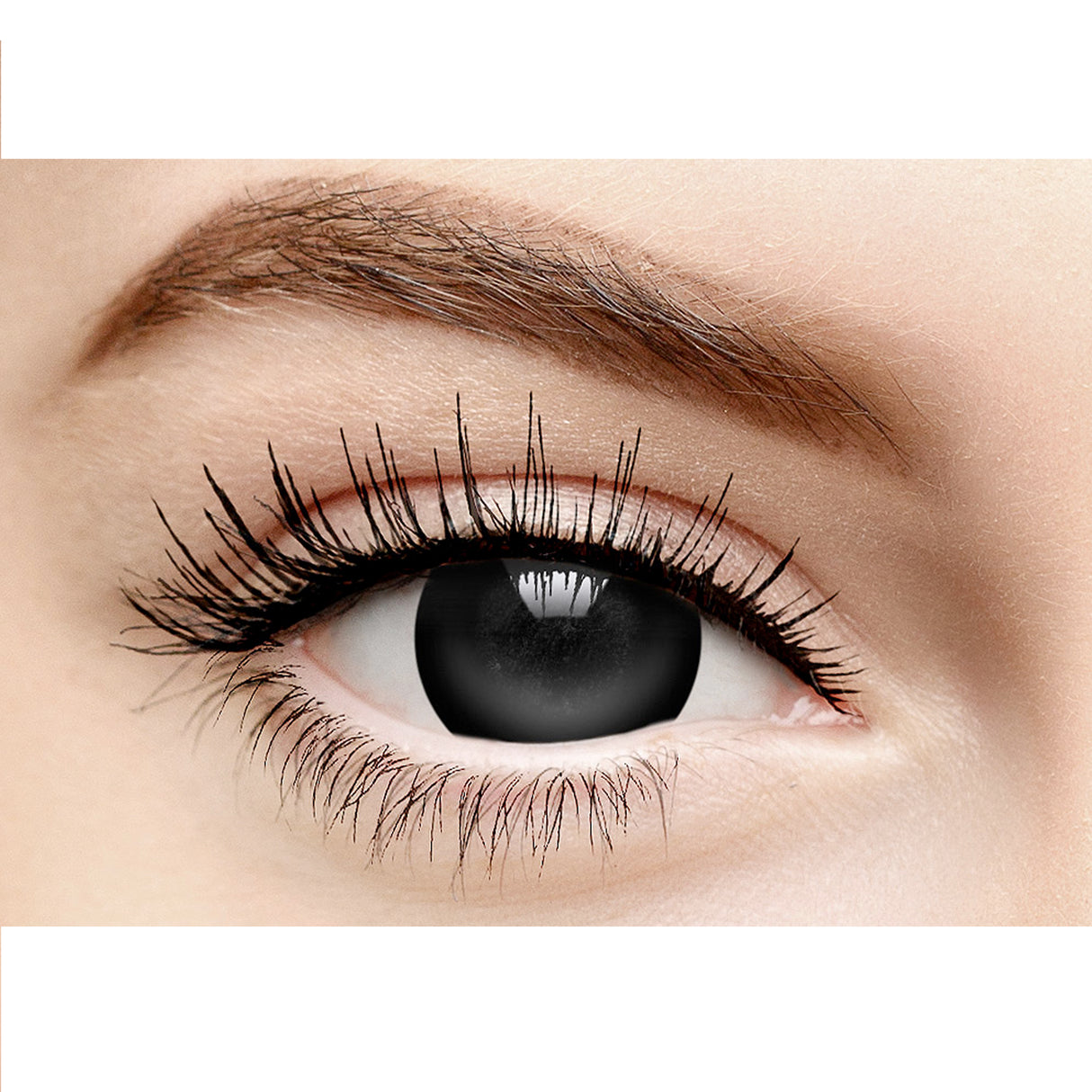 One Day Halloween Contact Lenses - Black Magic Sclera