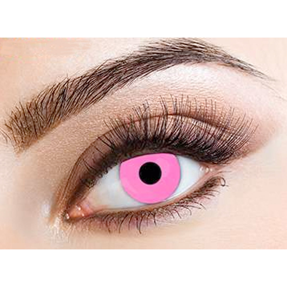One Day Halloween Contact Lenses - Posy Pink