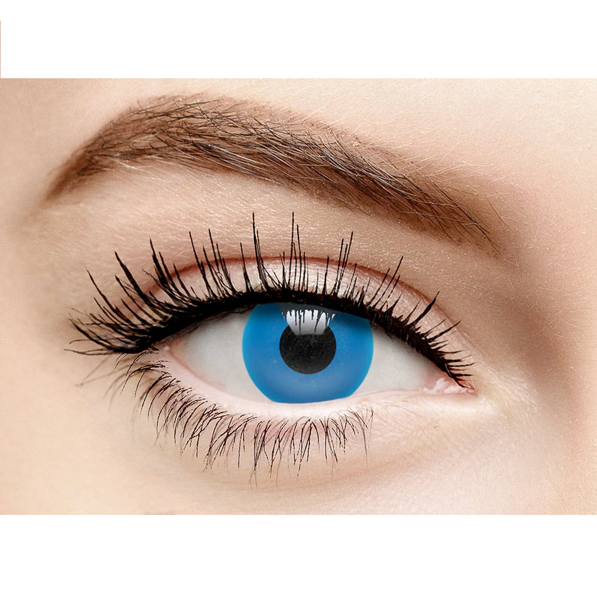 One Day Halloween Contact Lenses - UV Blue