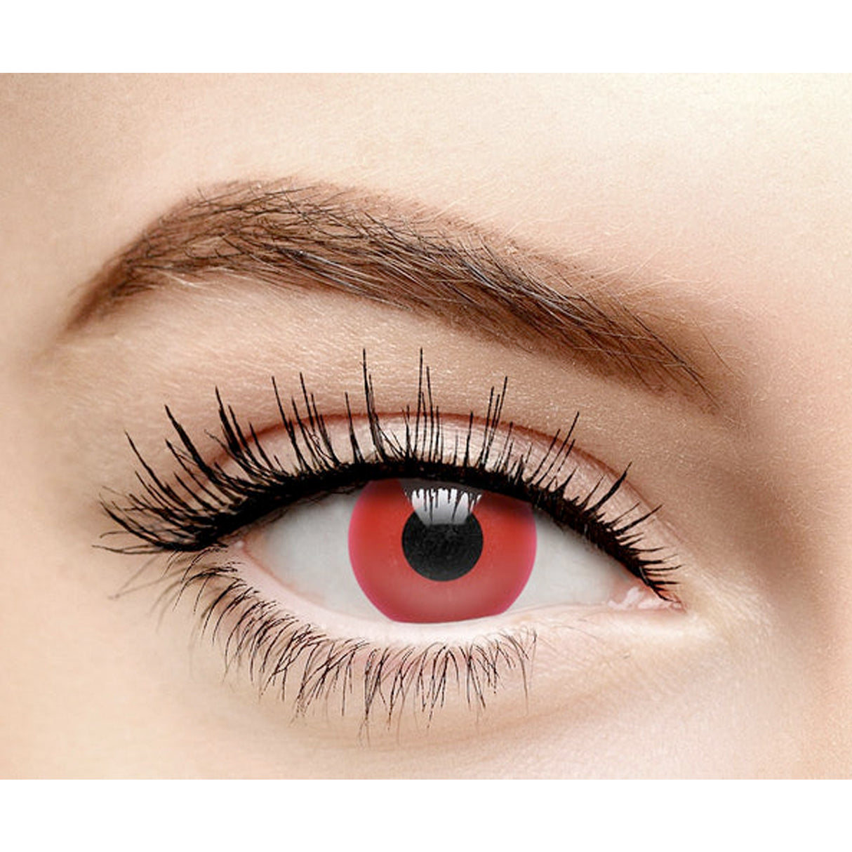 One Day Halloween Contact Lenses - UV Red
