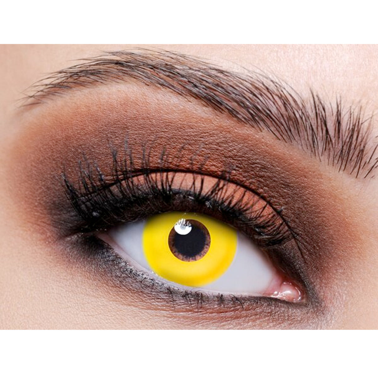 One Day Halloween Contact Lenses - UV Yellow