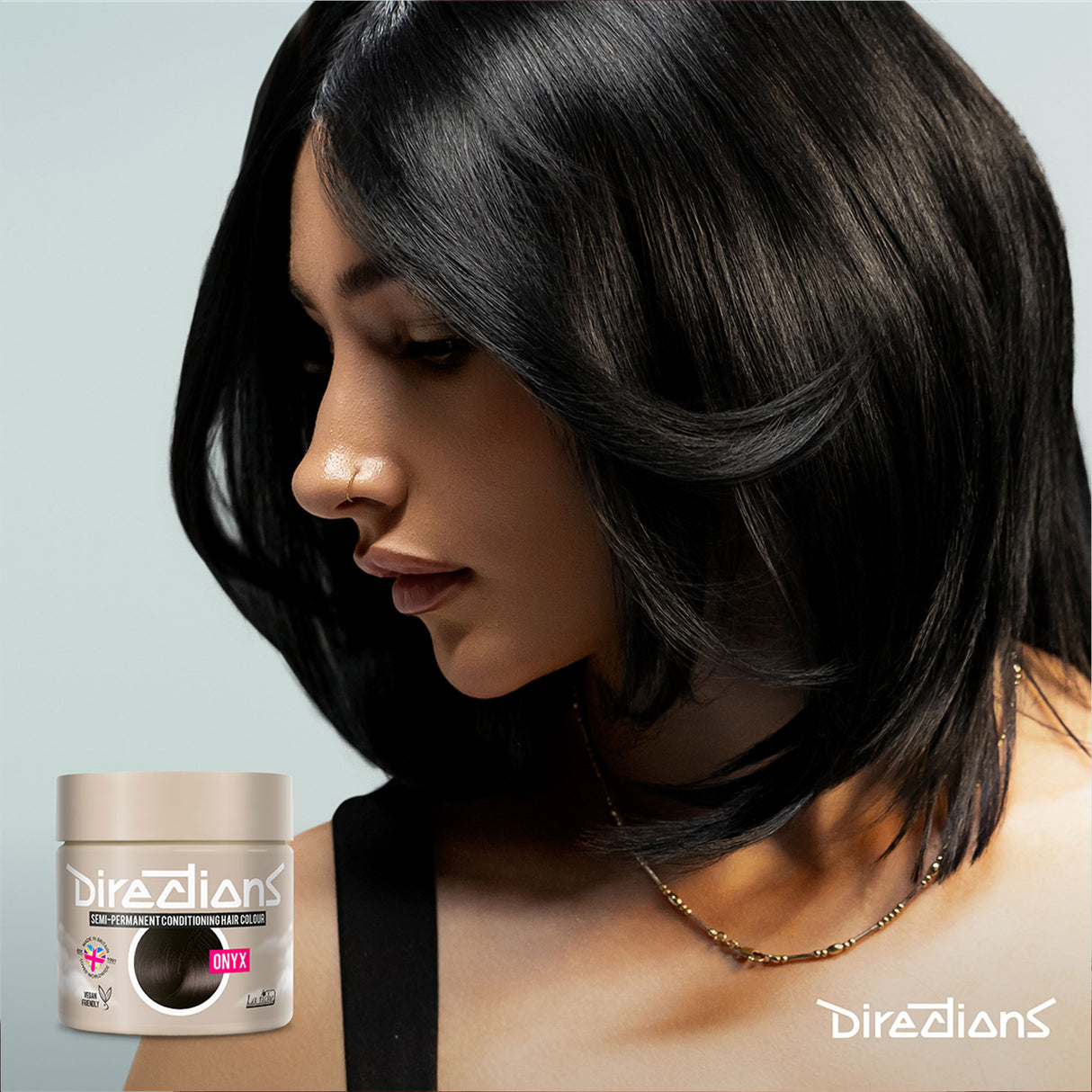 Directions Semi Permanent Hair Colour - Onyx 100ml