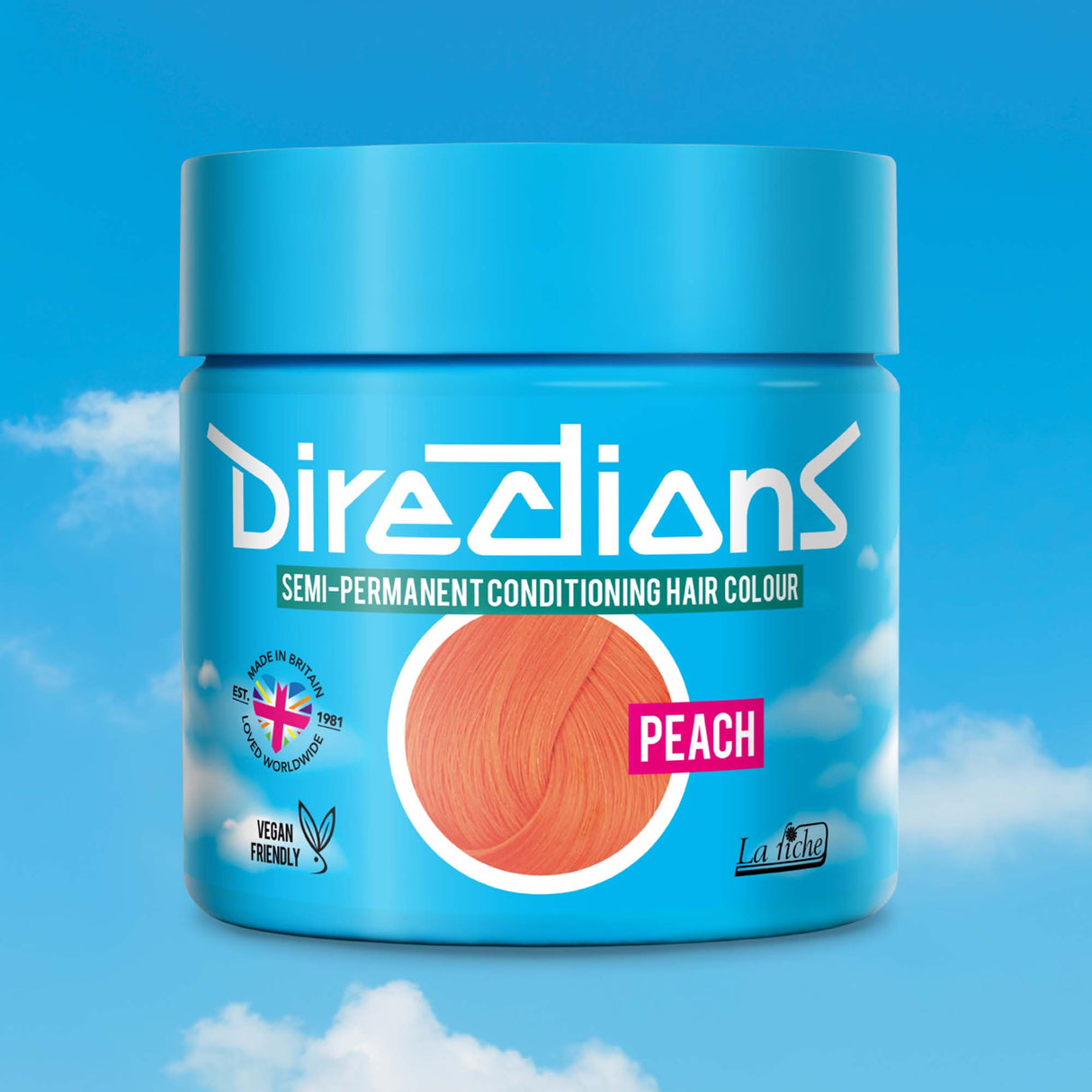 Directions Peach Semi-Permanent Conditioning Hair Dye 100ml