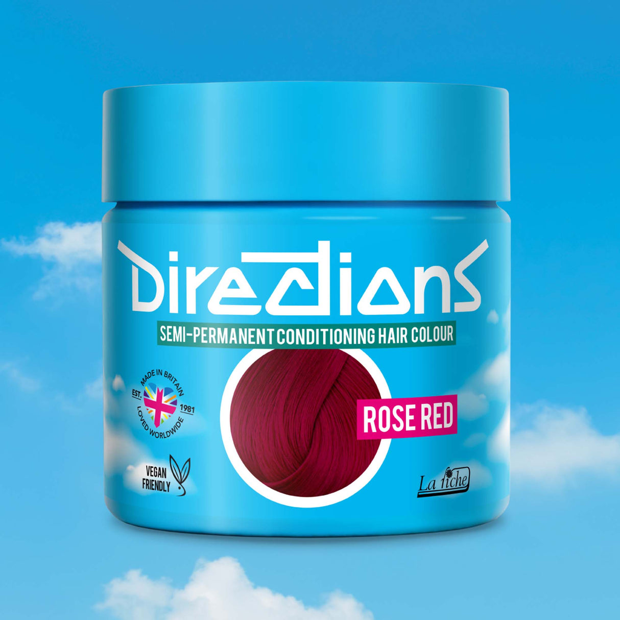 Directions Rose Red Semi-Permanent Conditioning Hair Dye 100ml