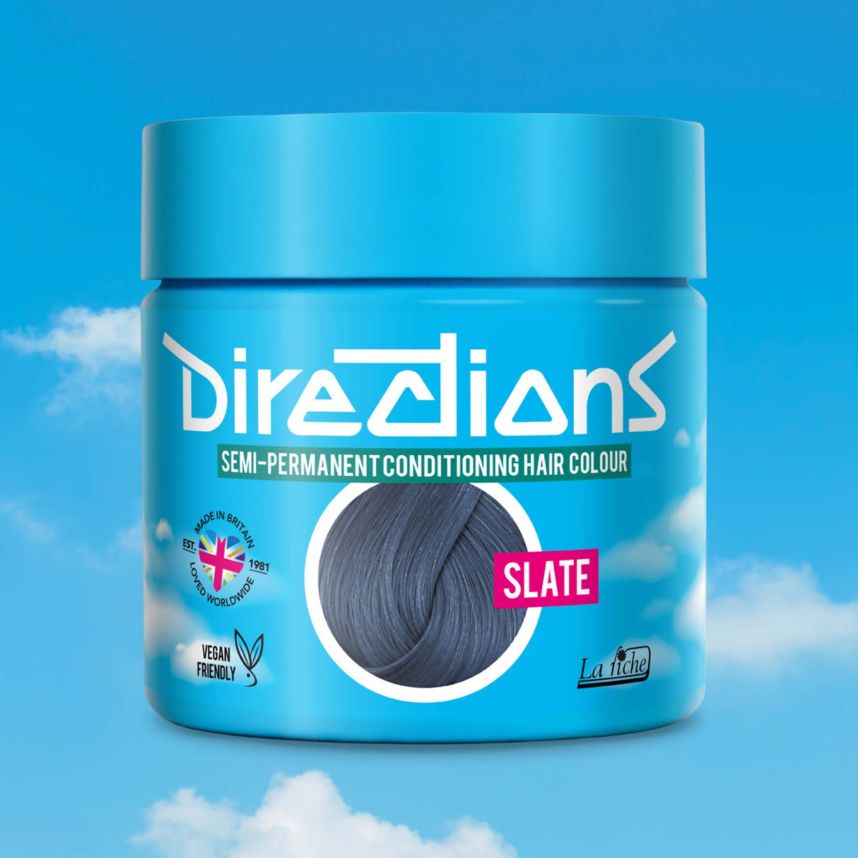 Directions Semi Permanent Hair Dye - Slate 100ml