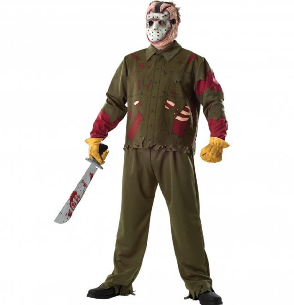 Rubies Fancy Dress Costume Adults Friday The 13th - Deluxe Jason Voorhees