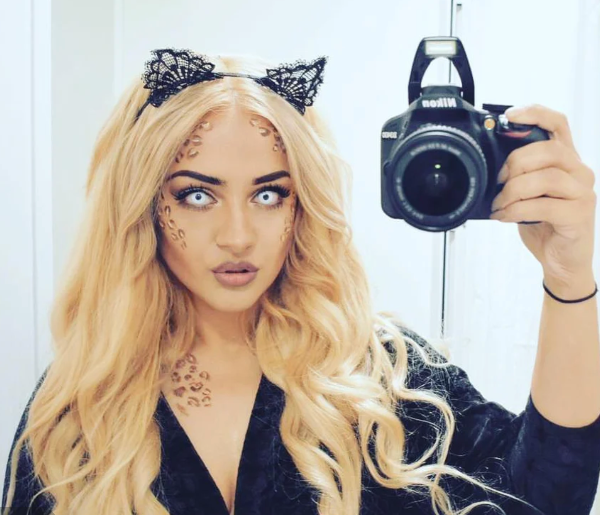 Whiteout Halloween Contact Lenses - (1 Day Wear)