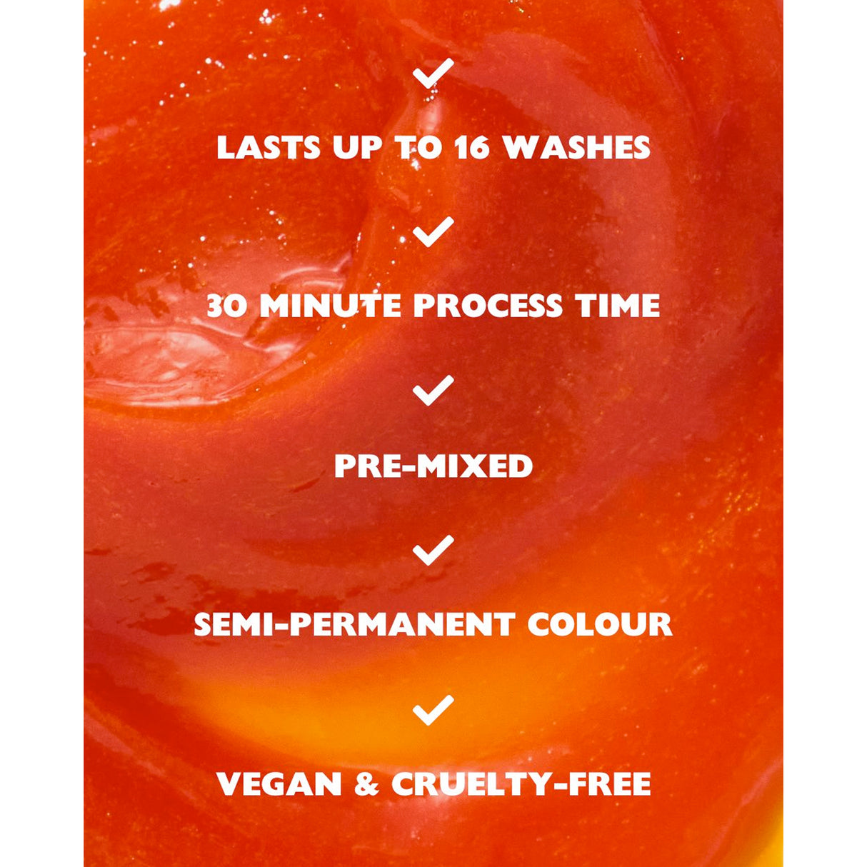 Mixed Up - Semi Permanent Hair Colour - Tangerine 125ml (538120)