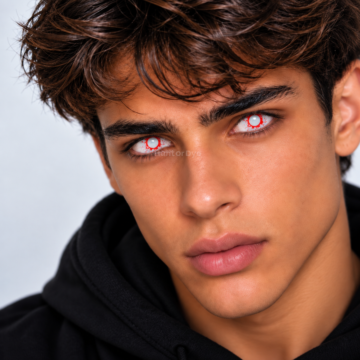 Blind Bloodshot Drops Halloween Contact Lenses - 1 Day