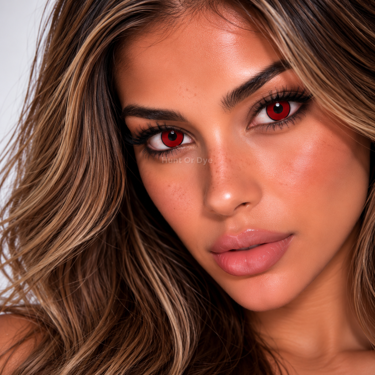 UV Vino Red Halloween Contact Lenses - 1 Day
