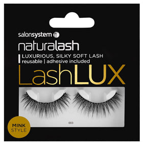 NaturaLASH - LashLux - Faux Mink Eyelashes - No 003 (Adhesive Included)