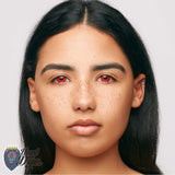 Vino Red UV Halloween Contact Lenses - 1 Month