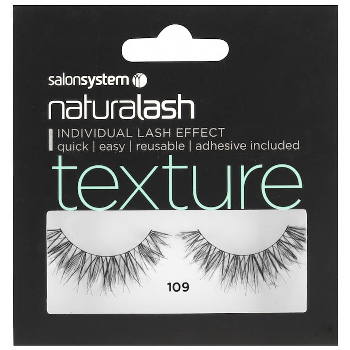 NaturaLASH - Texture - False Eyelashes - No 109 (Adhesive Included)(0225429N)