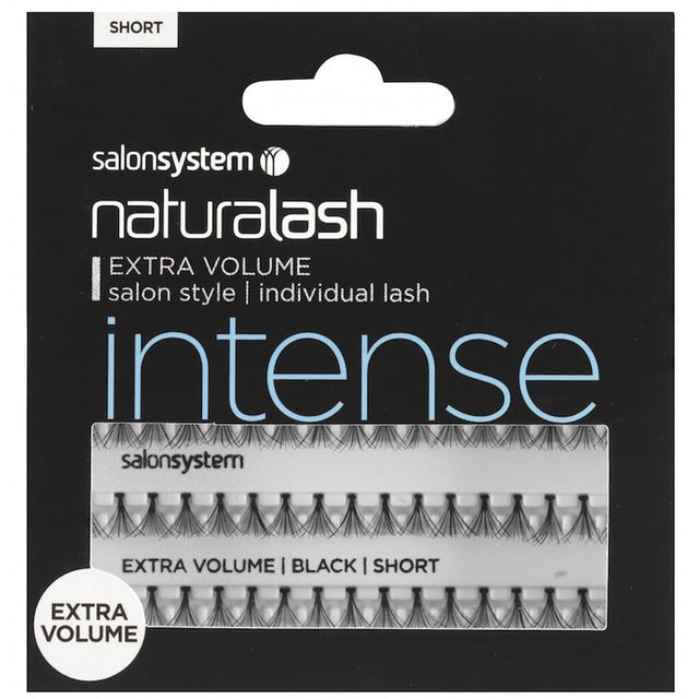NaturaLASH Intense Extra Volume Individual Eyelashes - Black Short (0225125R)