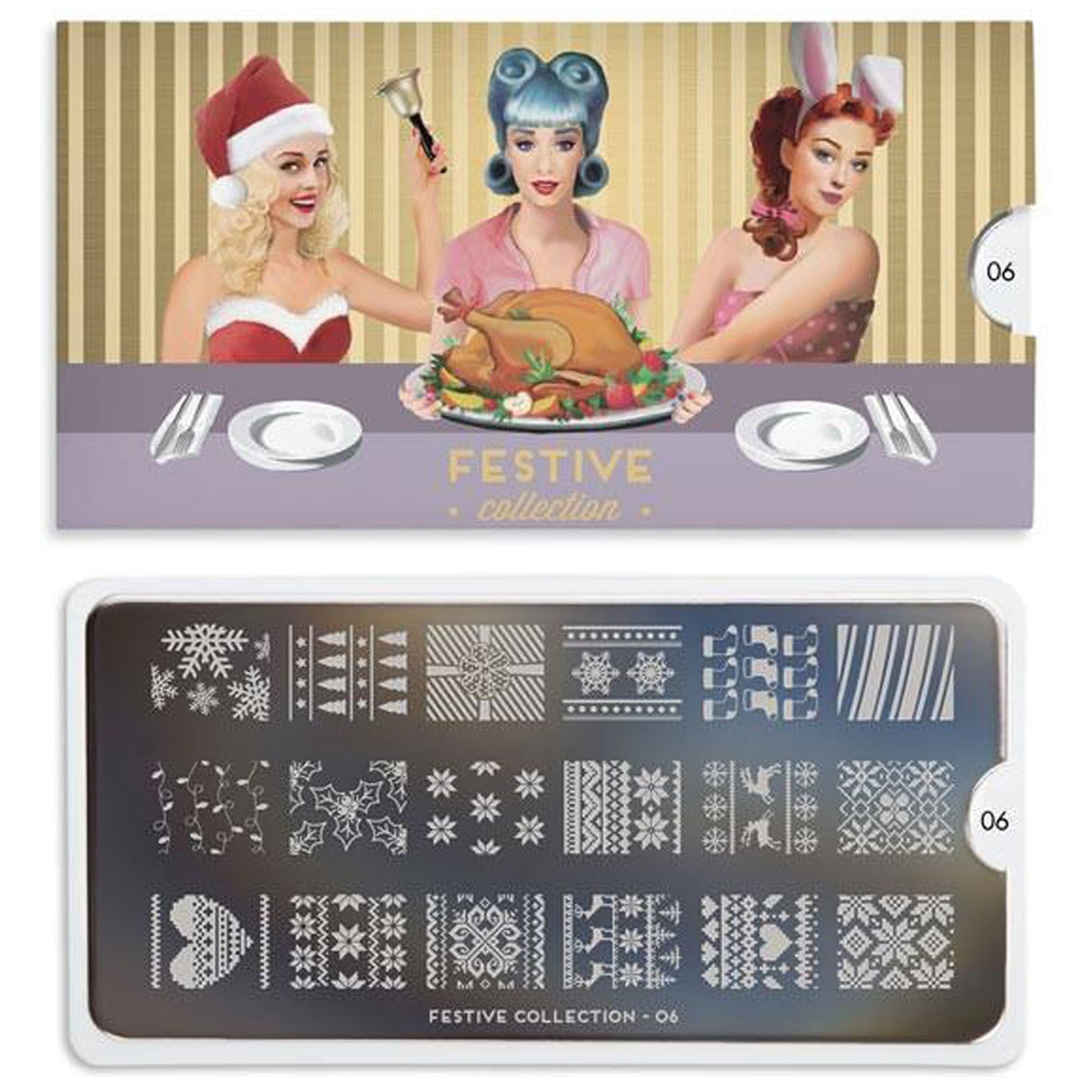 Nail Art Image Plate - Festive 06 (MCFES06)