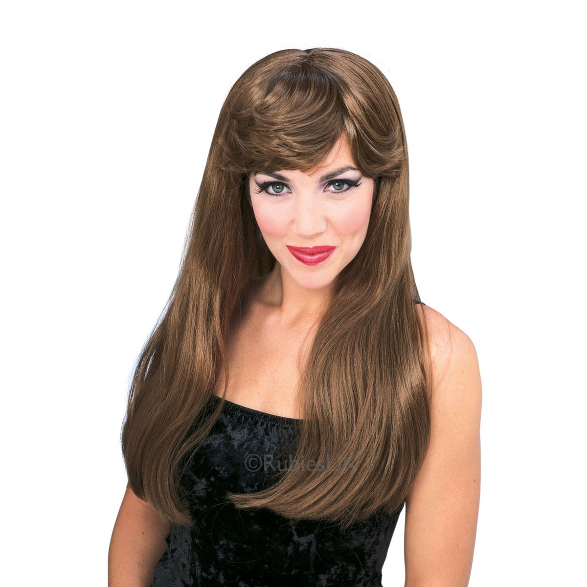 Rubies Fancy Dress Halloween Costume Accessories Glamour Wig Auburn
