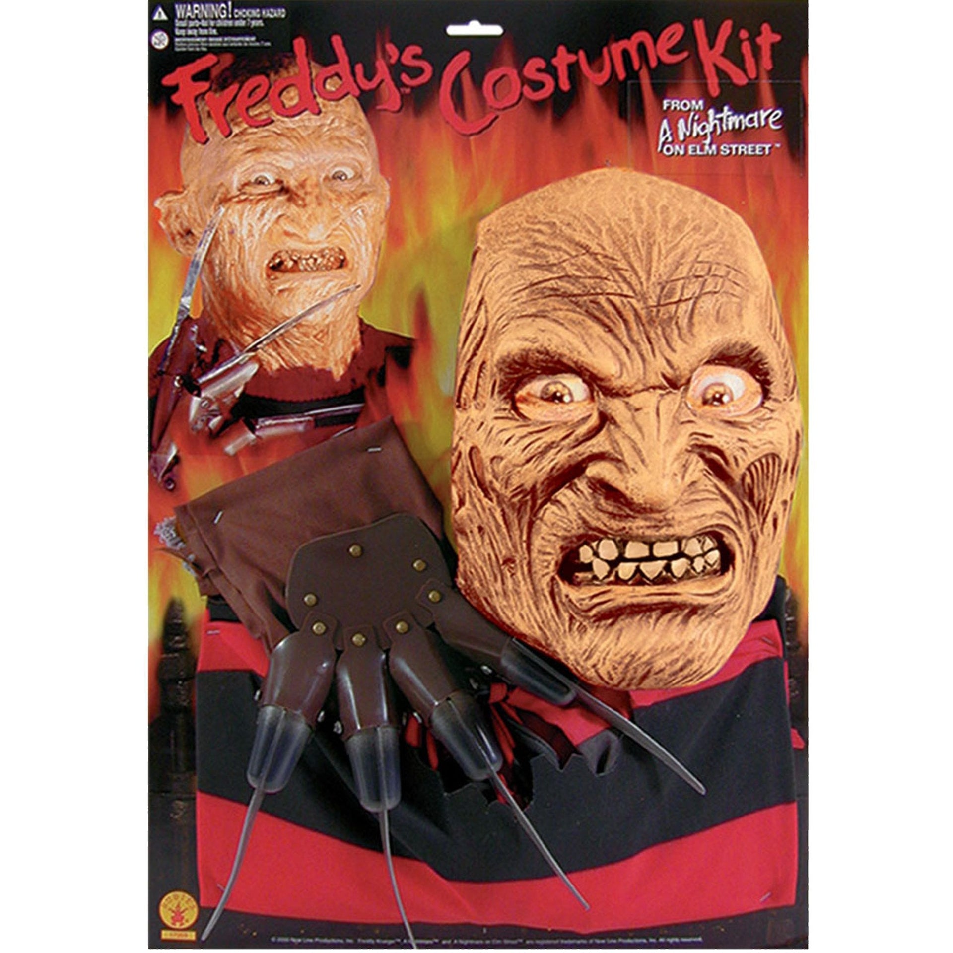 Fancy Dress Halloween Costume Accesories Freddy Krueger Kit