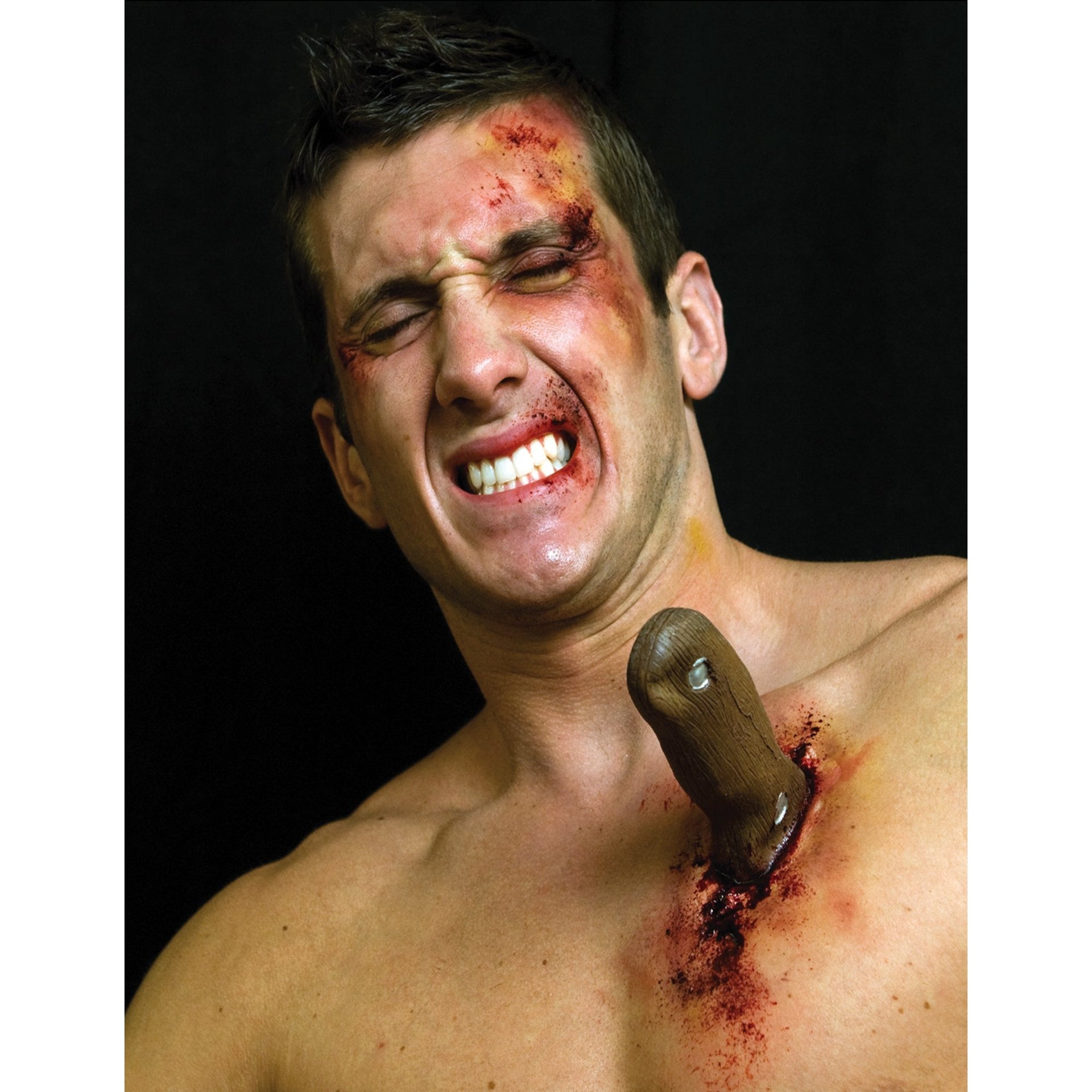 Halloween "Ouch " Knife Woochie Latex Appliance