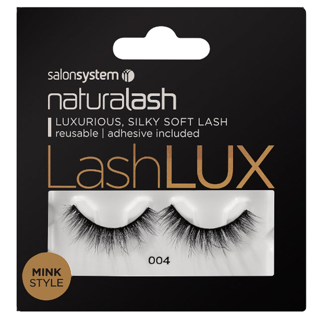 NaturaLASH - LashLux - Faux Mink Eyelashes - No 004 (Adhesive Included)(0225482N)