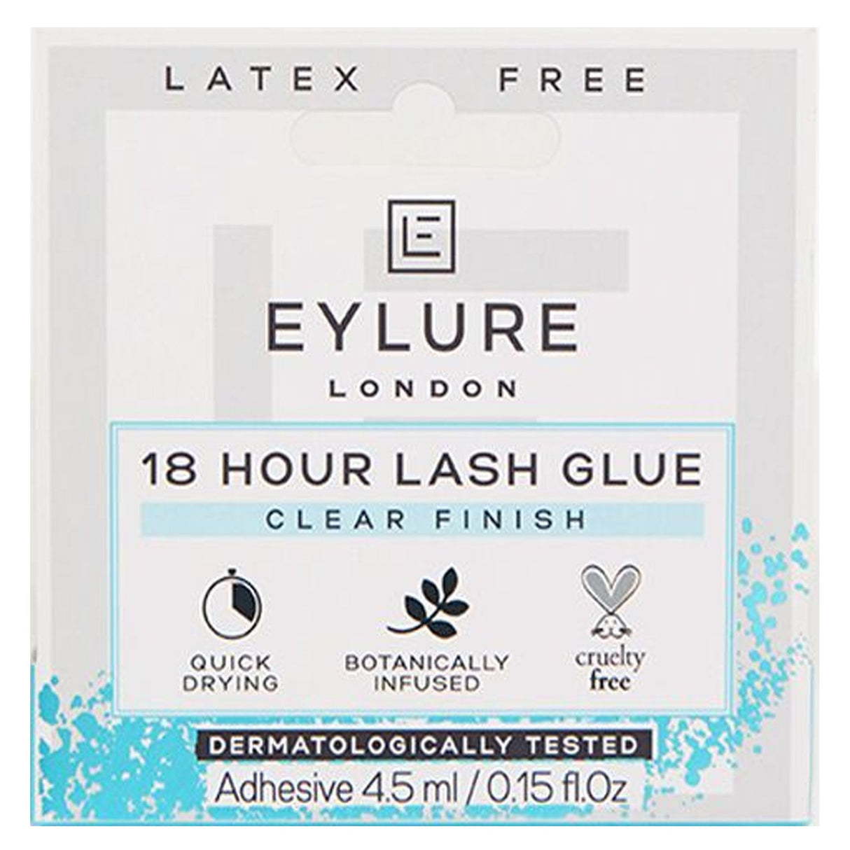 18 Hour Lash Glue - Latex Free & Vegan Friendly - Clear Finish 4.5ml (6003013)