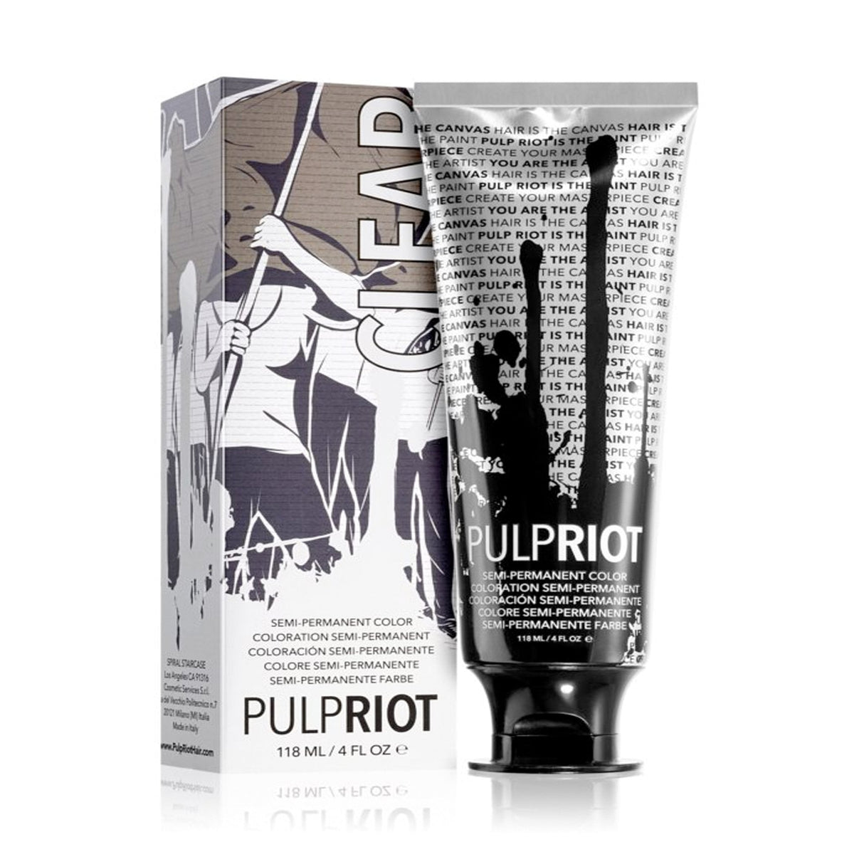 Semi-Permanent Cruelty-Free & Vegan Hair Dye - Clear 118ml