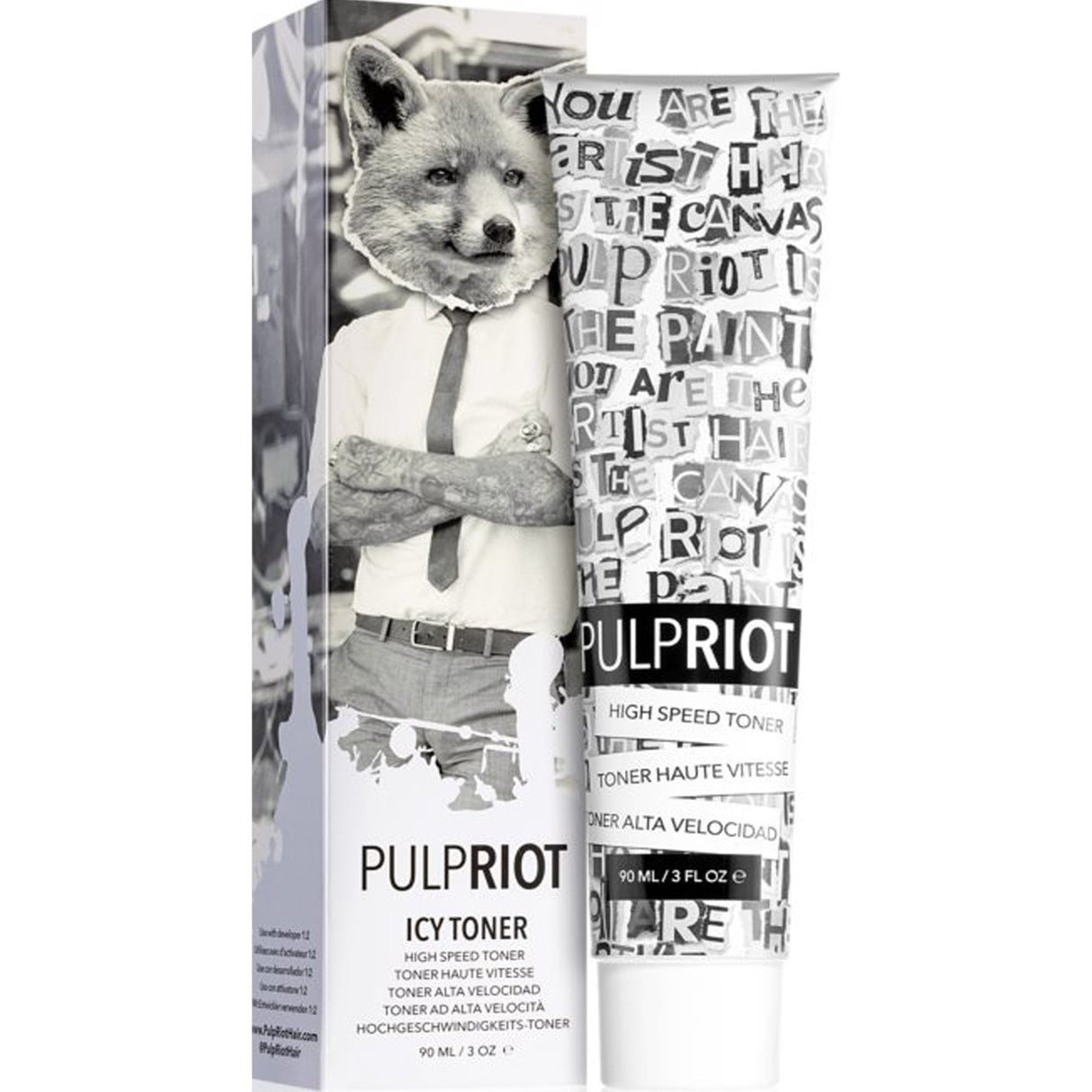 Semi Permanent Cruelty-Free & Vegan Hair Dye Toner - Icy 90ml