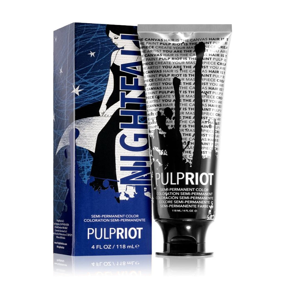 Semi-Permanent Cruelty-Free & Vegan Hair Dye - Nightfall 118ml