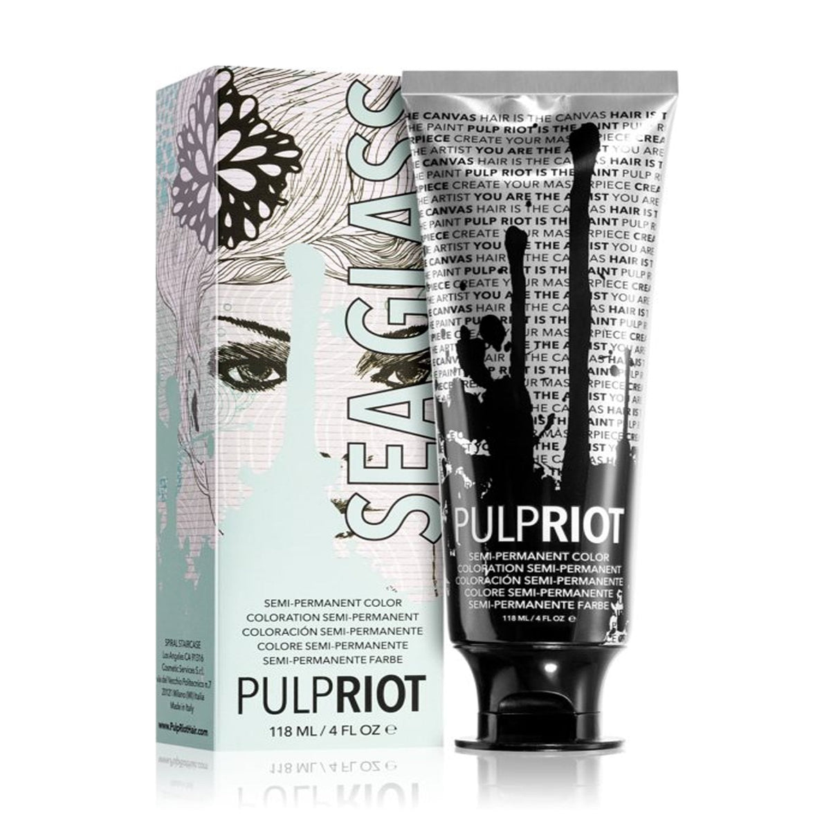 Semi-Permanent Cruelty-Free & Vegan Hair Dye - Sea Glass 118ml